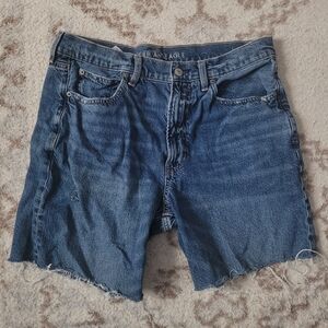 American Eagle Light Blue Denim Shorts